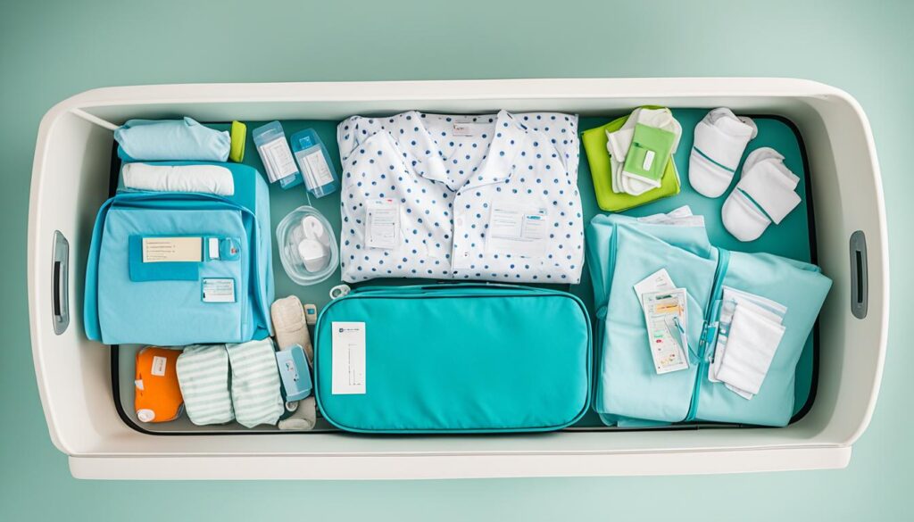 Klinikkoffer Checkliste für die Entbindung
